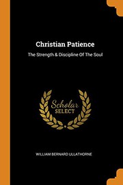 Cover of Christian Patience by William Bernard Ullathorne
