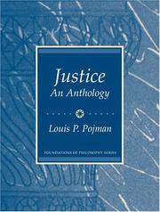 Cover of Justice by Louis P. Pojman