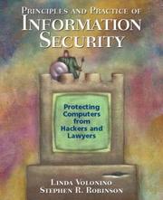 Front cover of Principles and Practice of Information Security by Linda Volonino