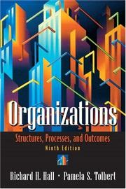 Cover of Organizations by Richard H. Hall