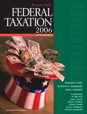 Cover of Prentice Hall's Federal Taxation 2006 by Thomas R. Pope