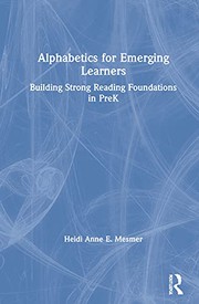 Cover of Alphabetics for Emerging Learners by Heidi Anne E. Mesmer
