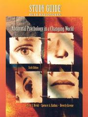 Cover of Abnormal Psychology in a Changing World by Jeffrey S. Nevid
