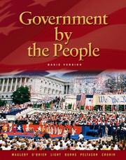 Cover of Government by the People Basic Version by Thomas E. Cronin