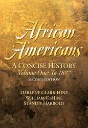 Cover of African Americans by Darlene Clark Hine