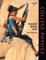 Cover of College Physics, Volume 1 (6th Edition) by Jerry D. Wilson