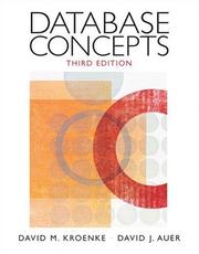 Cover of Database concepts by David Kroenke