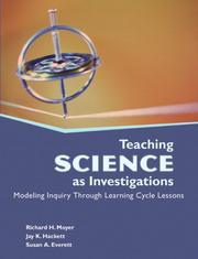 Front cover of Teaching science as investigations by Richard Moyer