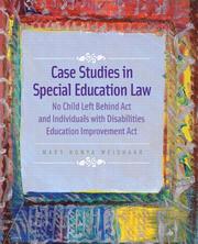 Cover of Case Studies in Special Education Law by Mary Konya Weishaar