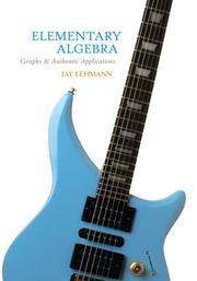 Cover of Elementary Algebra by Jay Lehmann