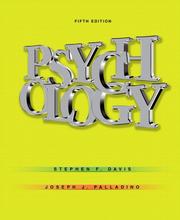Front cover of Psychology by Stephen F. Davis