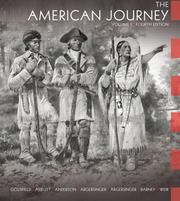 Cover of The American journey by David R. Goldfield