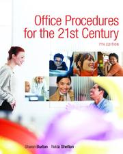 Front cover of Office Procedures for the 21st Century (7th Edition) by Sharon Burton