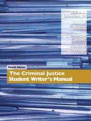Cover of Criminal Justice Student Writer's Manual, The (4th Edition) by William A. Johnson