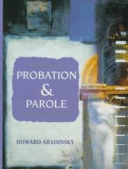 Cover of Probation and Parole by Howard Abadinsky