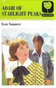 Front cover of Adair of Starlight Peaks by Essie Summers