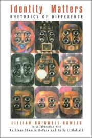 Front cover of Identity Matters by Lillian Bridwell-Bowles