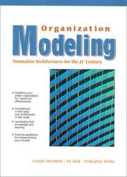 Cover of Organization Modeling by Joseph Morabito