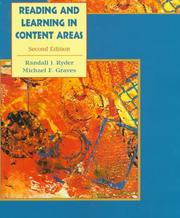 Cover of Reading and learning in content areas by Randall J. Ryder