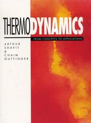 Cover of Thermodynamics by Arthur Shavit