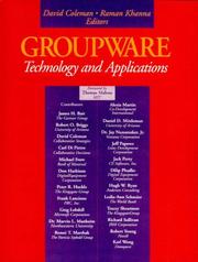 Cover of Groupware by David Coleman