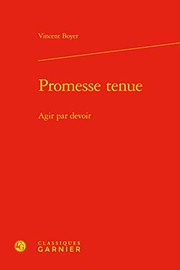 Cover of Promesse Tenue by Vincent Boyer