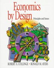 Cover of Economics by design by Robert A. Collinge