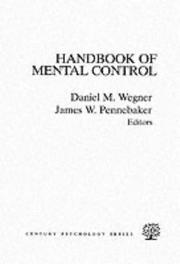 Front cover of Handbook Of Mental Control by Daniel M. Wegner