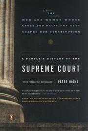 Front cover of A People's History of the Supreme Court by Peter Irons