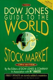 Cover of The Dow Jones Guide to the World Stock Market by Dow Jones & Co.