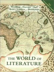 Front cover of The world of literature by Louise Hutchings Westling