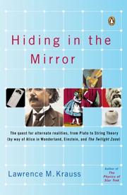 Front cover of Hiding in the Mirror by Lawrence Maxwell Krauss