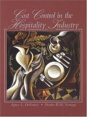 Front cover of Cost Control in the Hospitality Industry by Agnes L. DeFranco