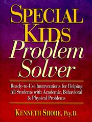 Cover of Special Kids Problem Solver by Kenneth Shore