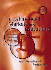 Front cover of British financial markets and institutions by J. Piesse