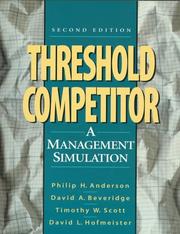 Cover of Threshold competitor by Philip A. Anderson