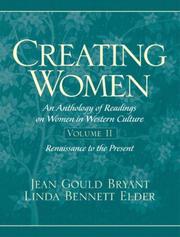 Cover of Creating Women by Jean Gould Bryant