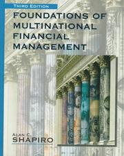 Front cover of Foundations of multinational financial management by Alan C. Shapiro
