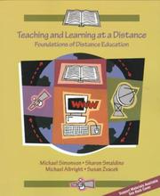 Front cover of Teaching and learning at a distance by Sharon Smaldino