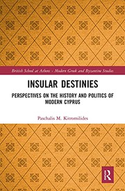 Cover of Insular Destinies by Paschalis Kitromilides