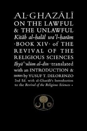 Cover of Al-Ghazali on the Lawful & the Unlawful by Abu Hamid Al-Ghazali