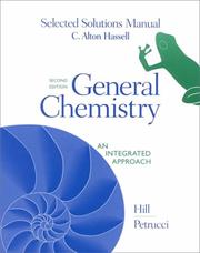 Cover of General Chemistry by John W. Hill