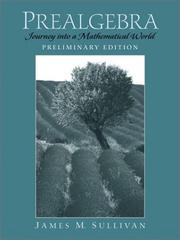 Cover of Prealgebra by James M. Sullivan