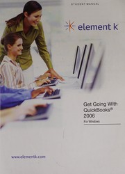 Cover of Get going with QuickBooks 2006 for Windows by Inc Technical Learning Resources