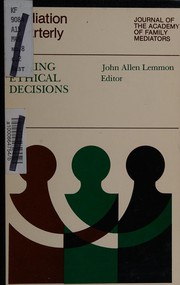 Cover of Making Ethical Decisions  Mq#8 by J. Lemmon