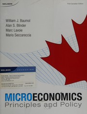 Cover of Microeconomics by William J. Baumol