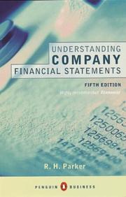 Front cover of Understanding Company Financial Statements by R.H. Parker