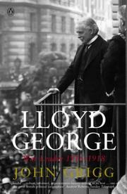 Cover of Lloyd George by John Grigg