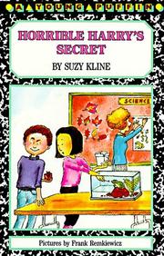 Front cover of Horrible Harry's secret by Suzy Kline