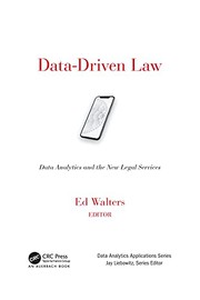 Cover of Data-Driven Law by Edward J. Walters